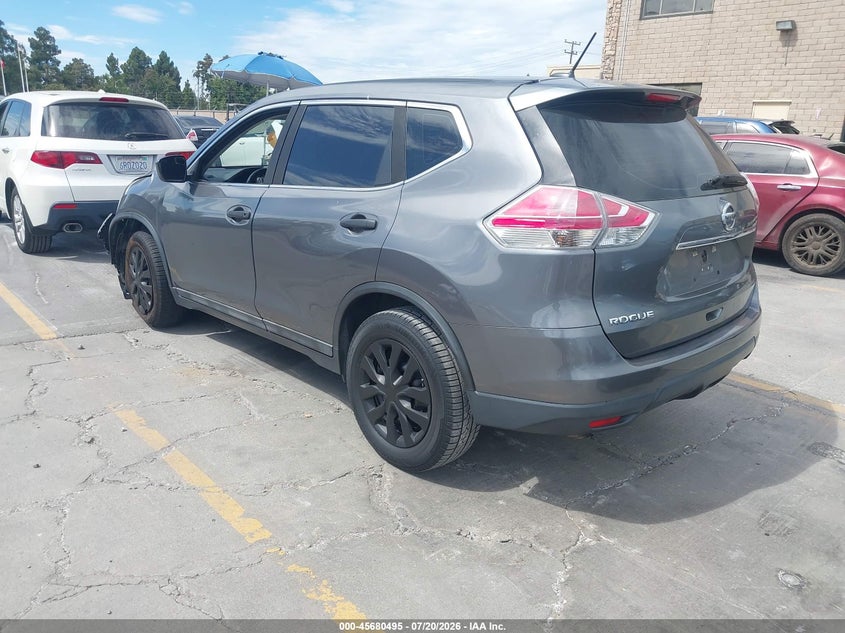 2016 Nissan Rogue S/Sl/Sv VIN: 5N1AT2MT7GC785259 Lot: 45680495