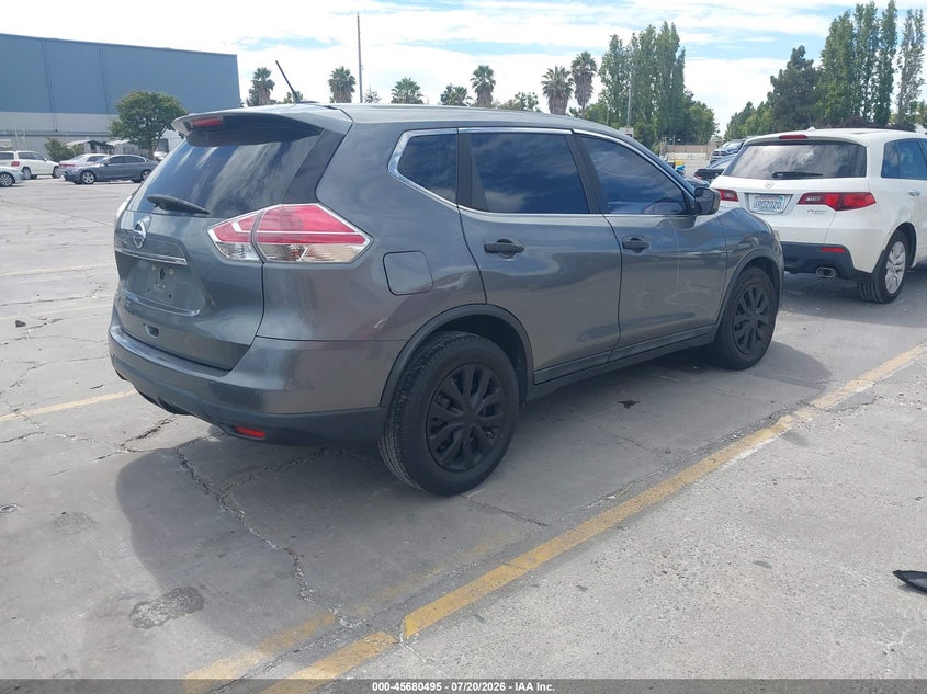 2016 Nissan Rogue S/Sl/Sv VIN: 5N1AT2MT7GC785259 Lot: 45680495