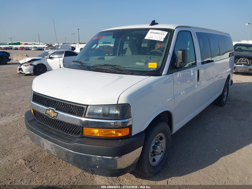 Vin: 1gazgpf75r1210335, lot: 46179142, chevrolet express passenger rwd 3500 extended wheelbase lt 20242
