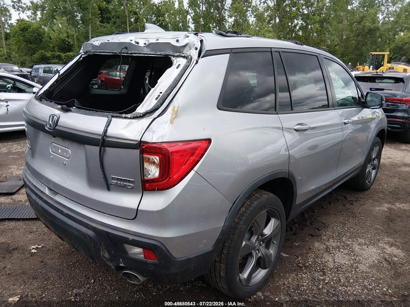 Vin: 5fnyf8h90mb016936, lot: 46179152, honda passport awd touring 20214