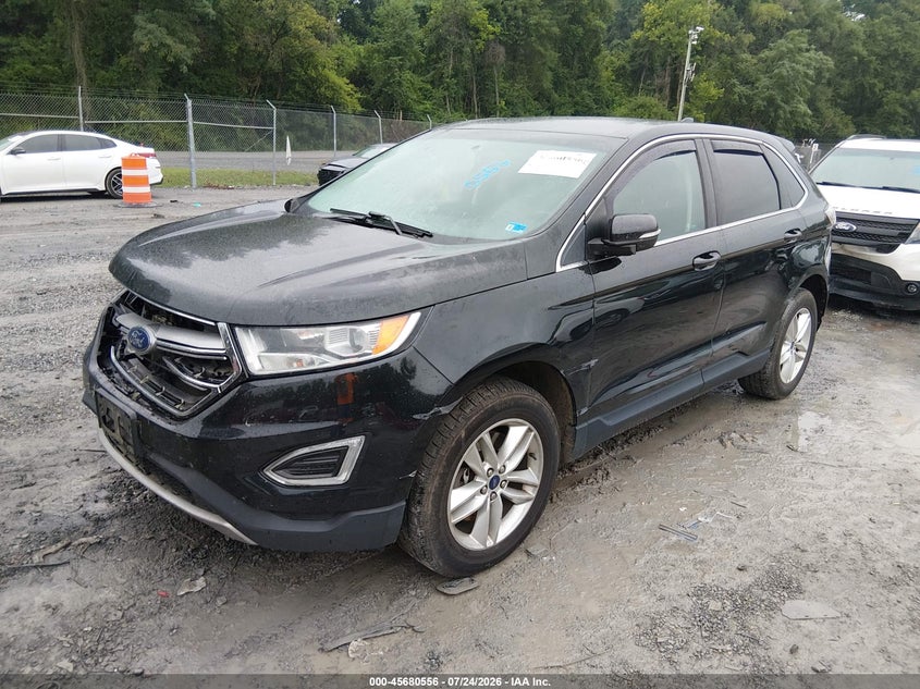 Vin: 2fmtk4j89fbc18640, lot: 46179165, ford edge sel 20152