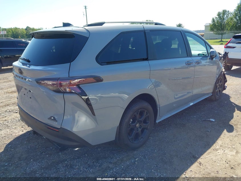 Vin: 5tdcskfc0ts269654, lot: 46179210, toyota sienna woodland edition 20264