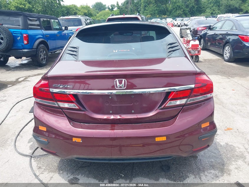 2014 Honda Civic Ex VIN: 2HGFB2F85EH530370 Lot: 45680604