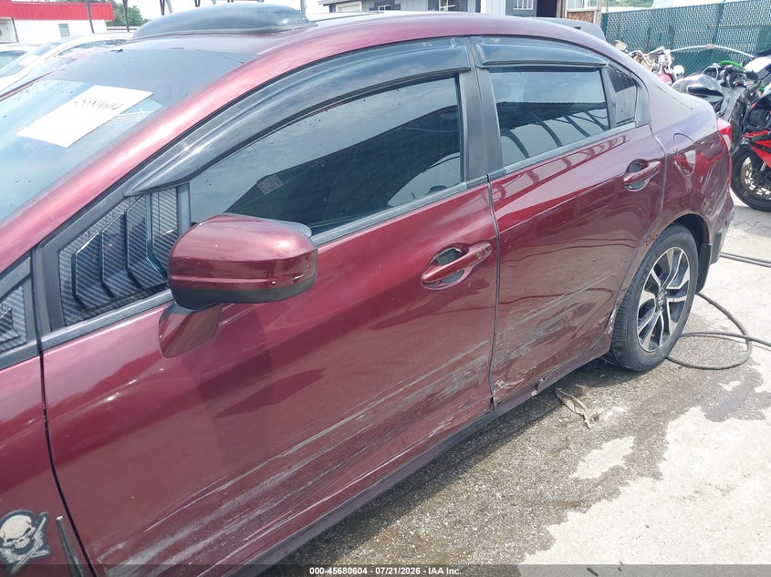 2014 Honda Civic Ex VIN: 2HGFB2F85EH530370 Lot: 45680604