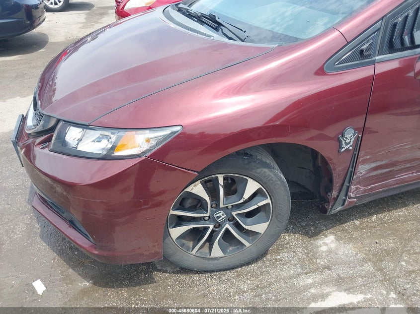 2014 Honda Civic Ex VIN: 2HGFB2F85EH530370 Lot: 45680604