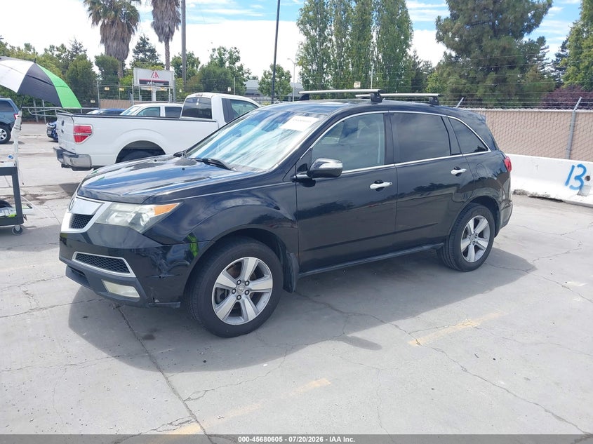 2012 Acura Mdx VIN: 2HNYD2H21CH545966 Lot: 45680605