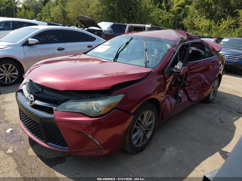 2015 Toyota Camry, Левый бок, IAAI, VIN 4T1BF1FK3FU916254 — фото 2