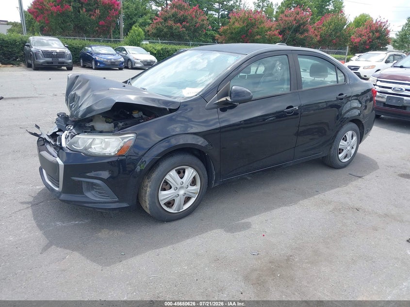Vin: 1g1jb5sh6h4152487, lot: 46179235, chevrolet sonic ls auto 20172
