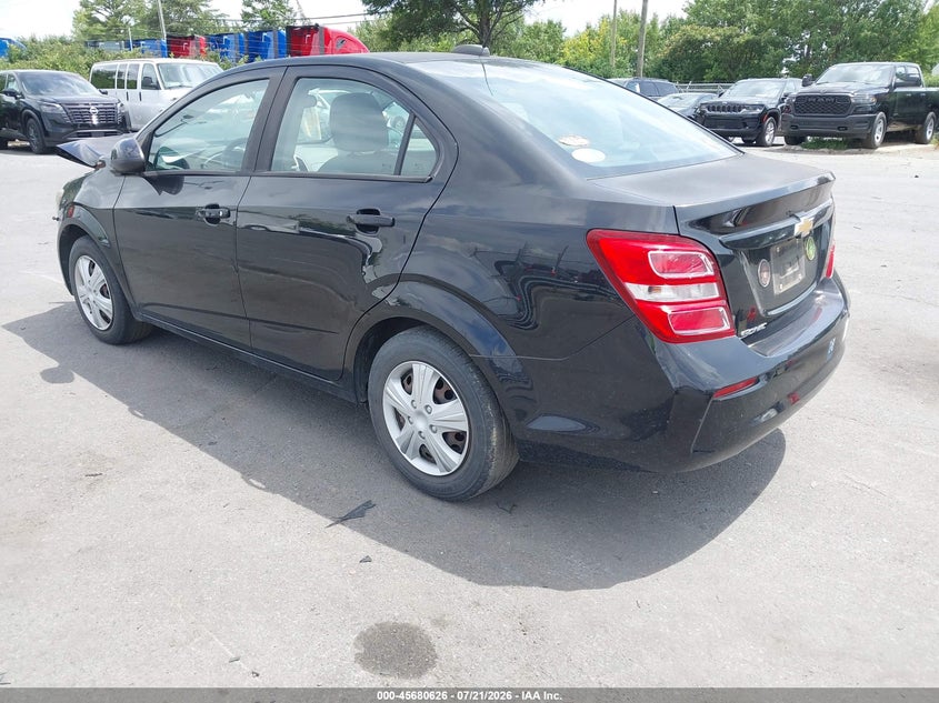 Vin: 1g1jb5sh6h4152487, lot: 46179235, chevrolet sonic ls auto 20173