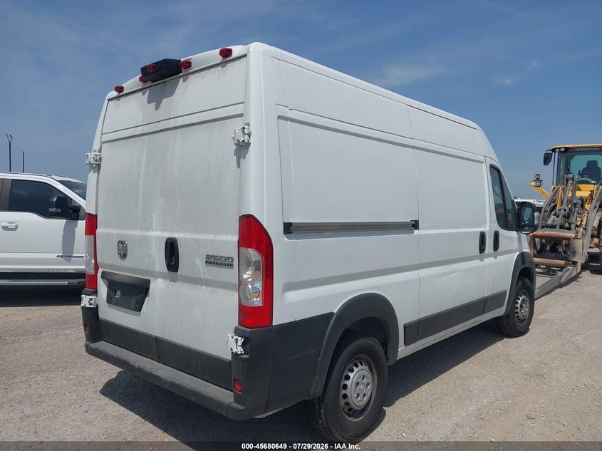 Vin: 3c6lrvcg3te151491, lot: 46179258, ram promaster 2500 tradesman high roof 136 wb w/pass seat 20264