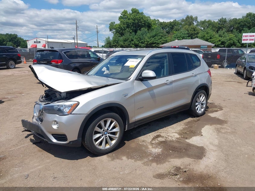 Vin: 5uxwz7c31h0v88502, lot: 46179330, bmw x3 sdrive28i 20172