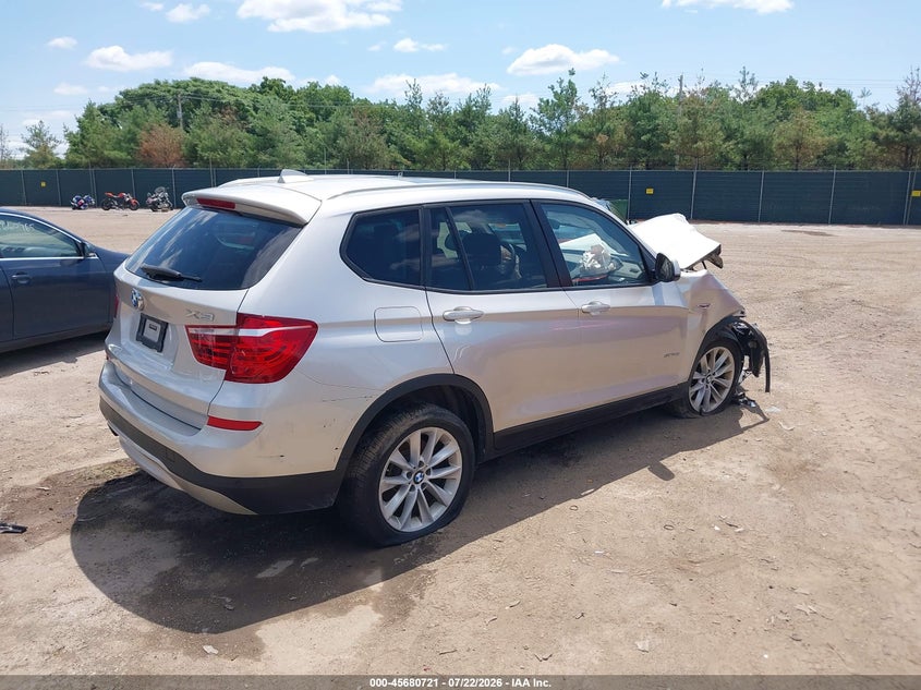 Vin: 5uxwz7c31h0v88502, lot: 46179330, bmw x3 sdrive28i 20174