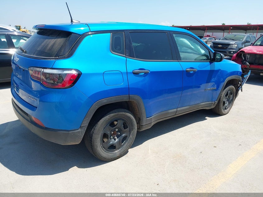 Vin: 3c4njcab5mt581038, lot: 46179349, jeep compass sport fwd 20214