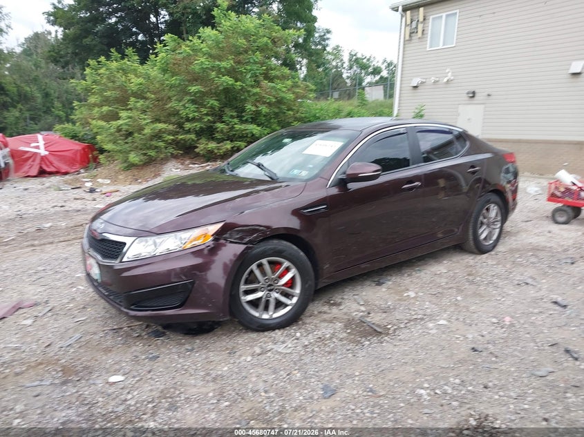 Vin: knagm4a79b5067320, lot: 46179356, kia optima lx 20112