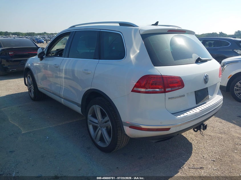 Vin: wvgef9bp5gd005356, lot: 46179360, volkswagen touareg vr6 executive 20163
