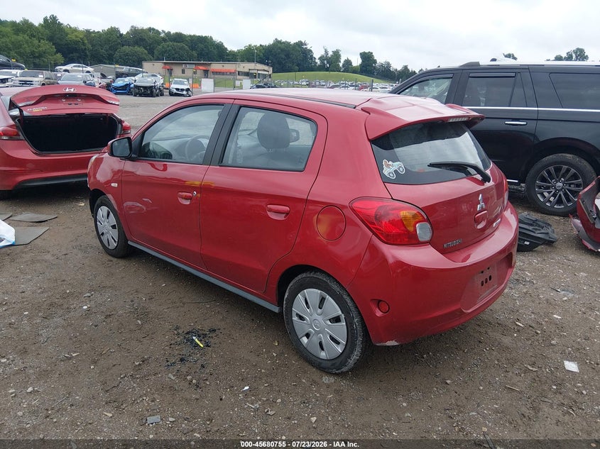 Vin: ml32a3hj0eh022970, lot: 46179364, mitsubishi mirage de 20143