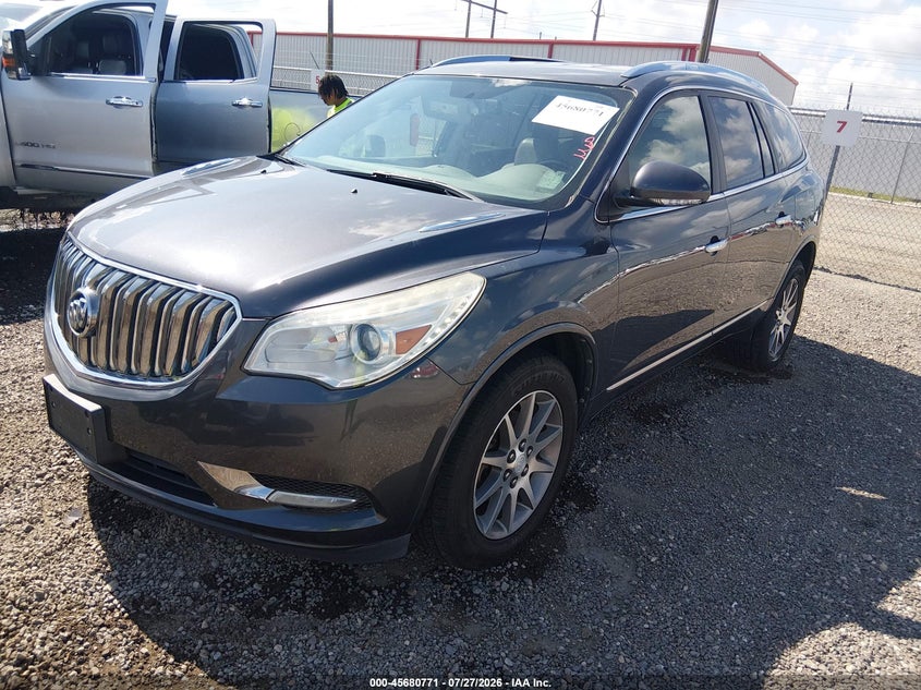 Vin: 5gakrbkd6ej116946, lot: 46179380, buick enclave leather 20142