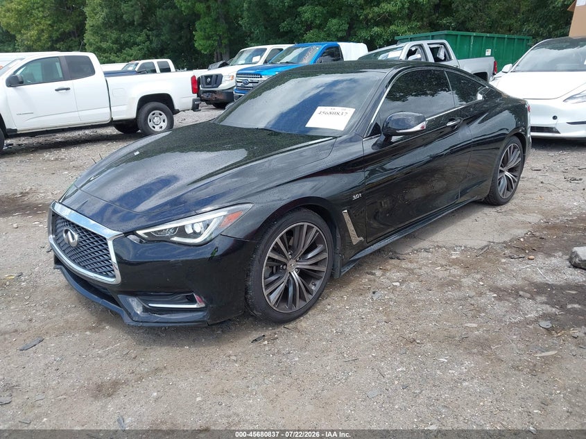 Vin: jn1ev7ek8jm342223, lot: 46179446, infiniti q60 3.0t luxe 20182