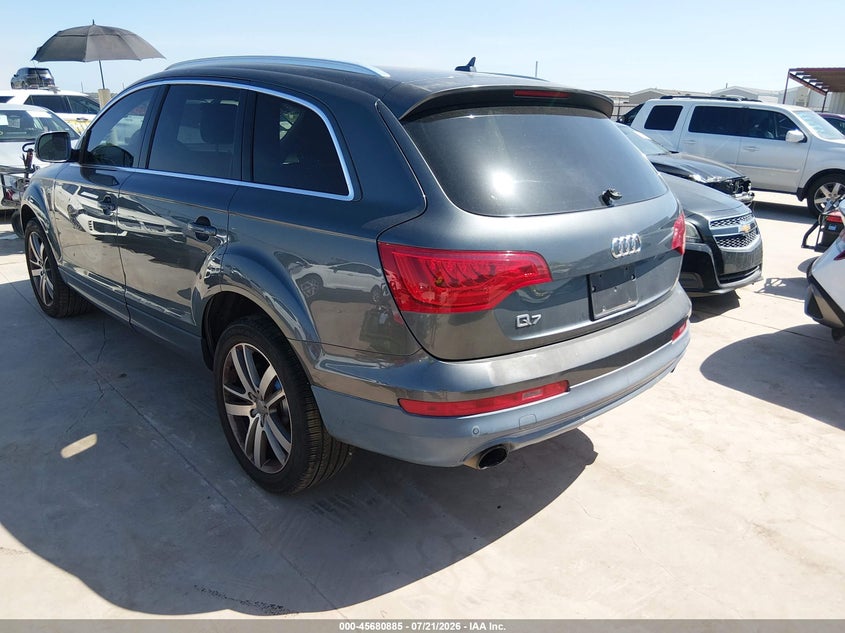 2013 AUDI Q7 auction photo 3