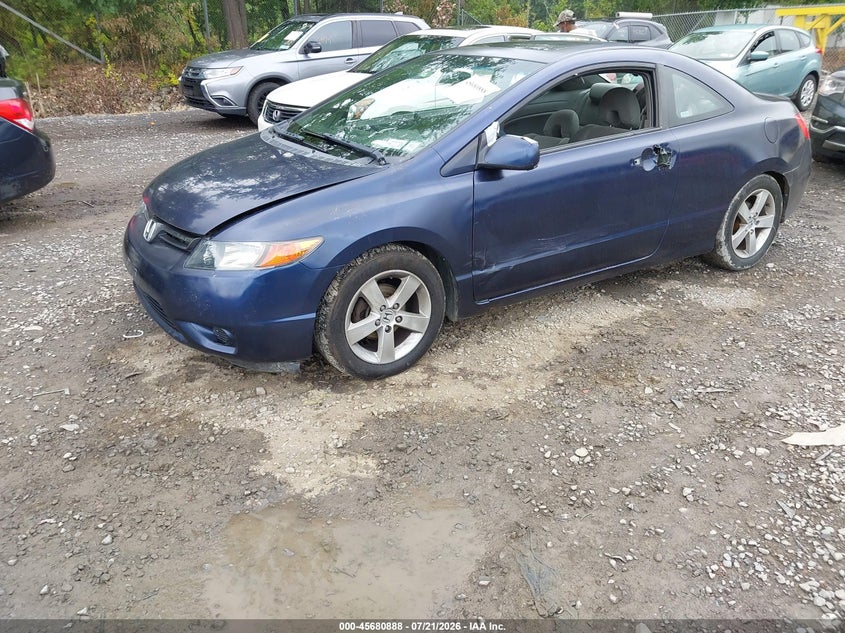 2008 Honda Civic, Обидва боки, IAAI, VIN 2HGFG12848H565178 — фото 2