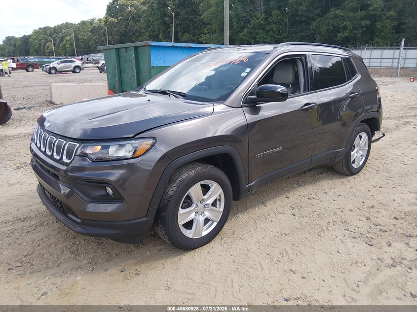 2022 Jeep Compass Latitude Fwd VIN: 3C4NJCBB3NT138385 Lot: 45680928