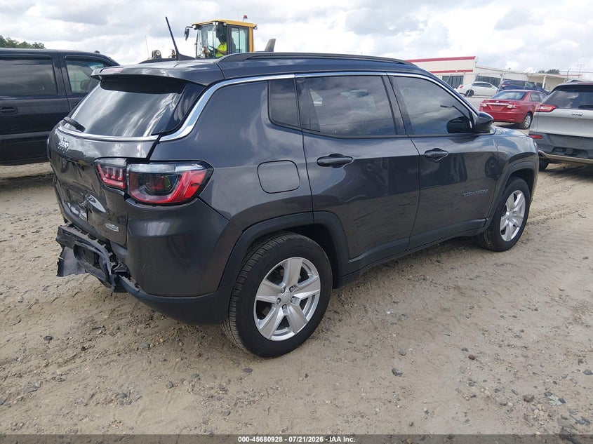 2022 Jeep Compass Latitude Fwd VIN: 3C4NJCBB3NT138385 Lot: 45680928