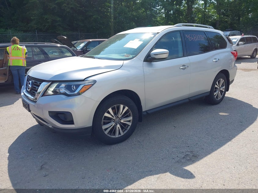 2018 Nissan Pathfinder, Engine Damage, IAAI, VIN 5N1DR2MM3JC658181 — photo 2