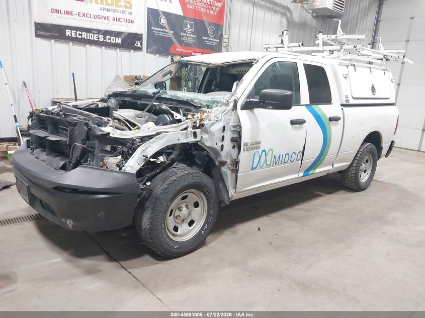 Vin: 1c6rr7ft6hs753529, lot: 46179614, ram 1500 tradesman  4x4 6'4 box 20172