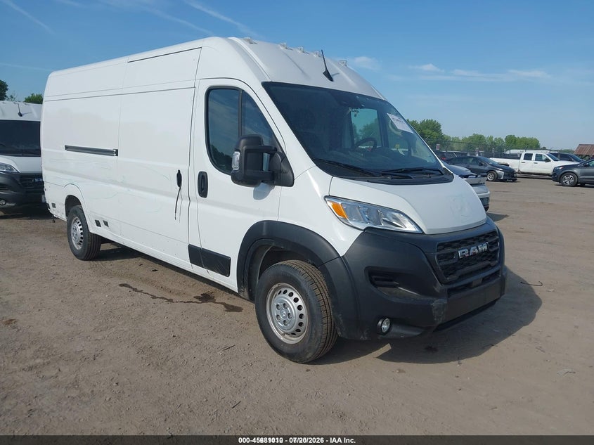 Vin: 3c6mrvjg7se517877, lot: 46179619, ram promaster 3500 cargo van tradesman high roof 159 wb ext 2025 img_1