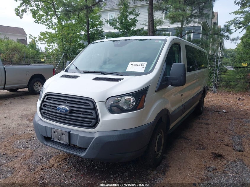 Vin: 1fbzx2zm6jkb52900, lot: 46179648, ford transit-350 xl 20182