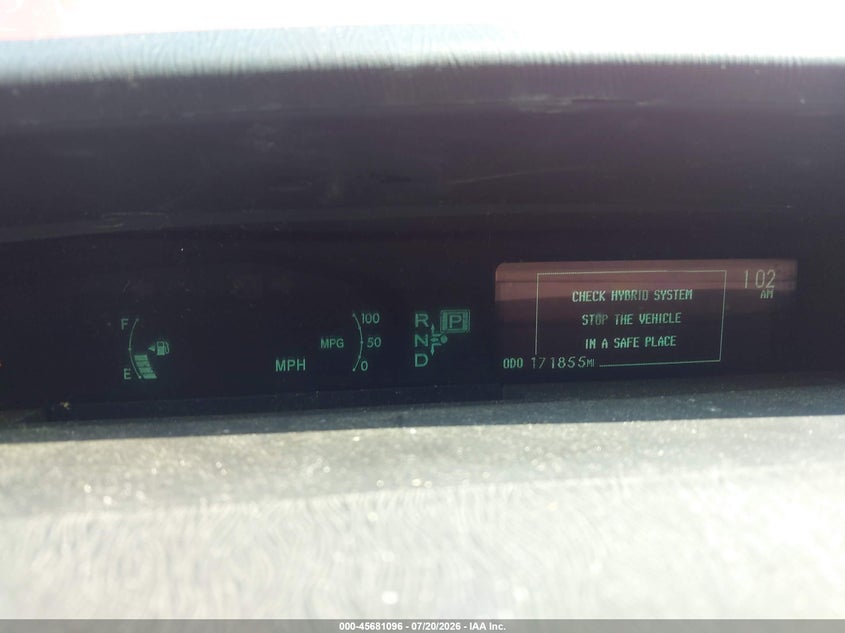 2012 Toyota Prius Four VIN: JTDKN3DU9C1559604 Lot: 45681096