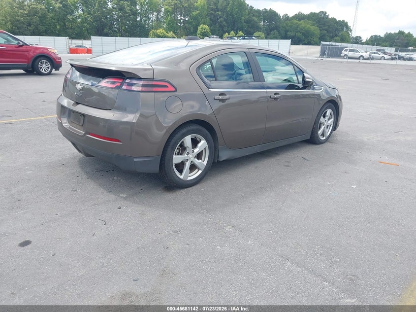 Vin: 1g1rc6e45fu109447, lot: 46179751, chevrolet volt 20154