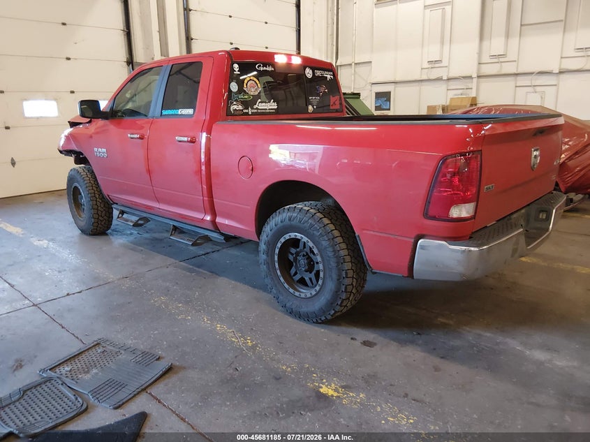Vin: 1c6rr7gg0js300904, lot: 46179794, ram 1500 slt  4x4 6'4 box 20183