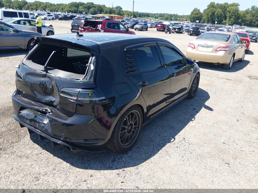 Vin: 3vw4t7au6fm103459, lot: 46179843, volkswagen golf gti 2.0t se 4-door 20154