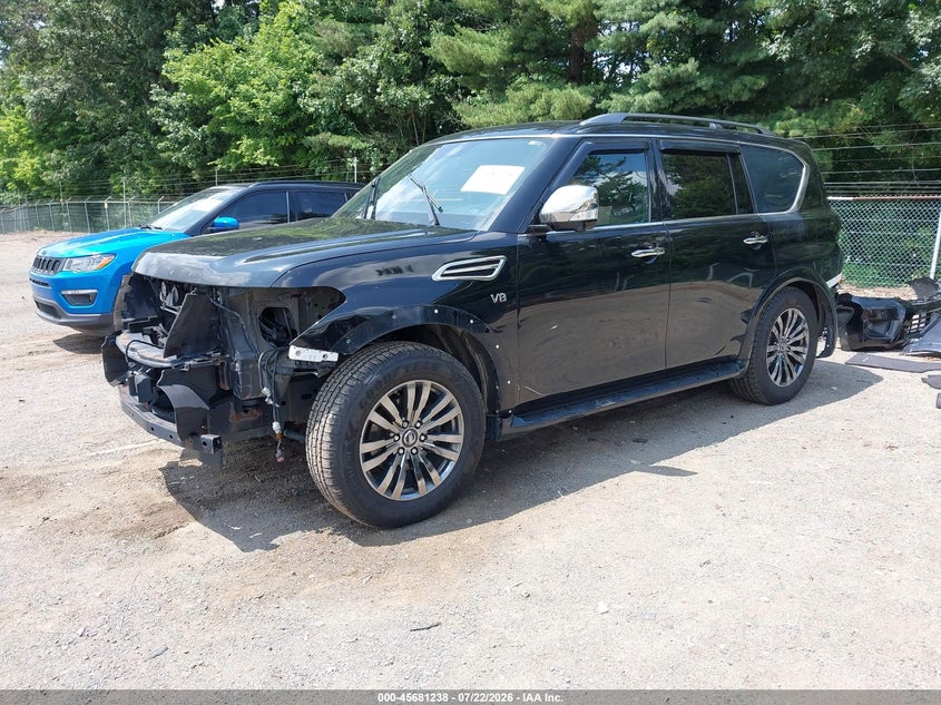 Vin: jn8ay2ne3k9756535, lot: 46179847, nissan armada platinum/sl/sv 20192