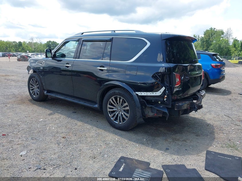 Vin: jn8ay2ne3k9756535, lot: 46179847, nissan armada platinum/sl/sv 20193