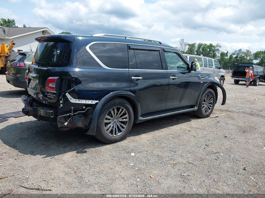 Vin: jn8ay2ne3k9756535, lot: 46179847, nissan armada platinum/sl/sv 20194