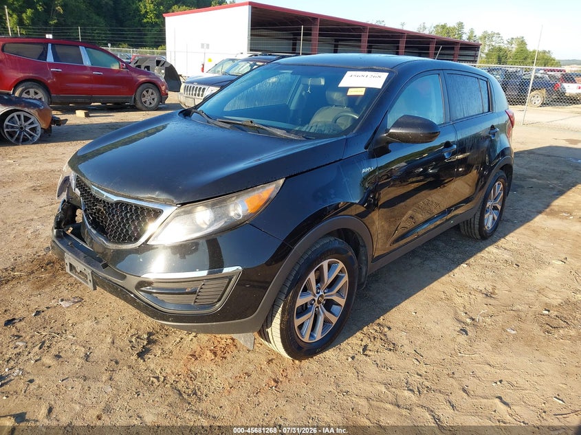 Vin: kndpbcacxg7855857, lot: 46179877, kia sportage lx 20162