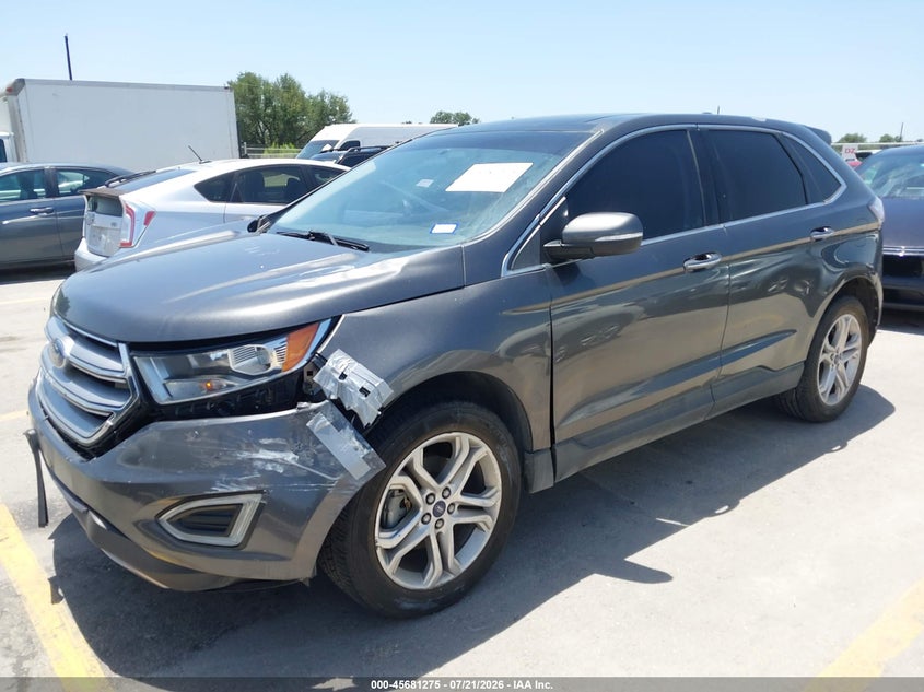 2018 Ford Edge Titanium VIN: 2FMPK3K92JBB74377 Lot: 45681275