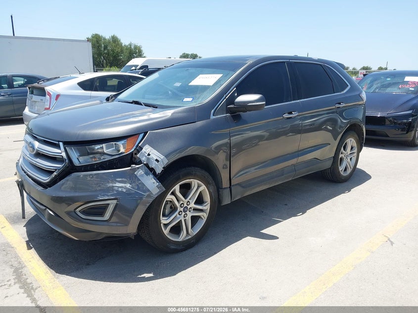 2018 Ford Edge Titanium VIN: 2FMPK3K92JBB74377 Lot: 45681275