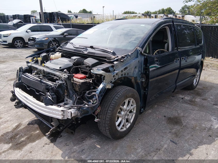Vin: 2c4rc1bg5nr185853, lot: 46179890, chrysler pacifica touring l 20222
