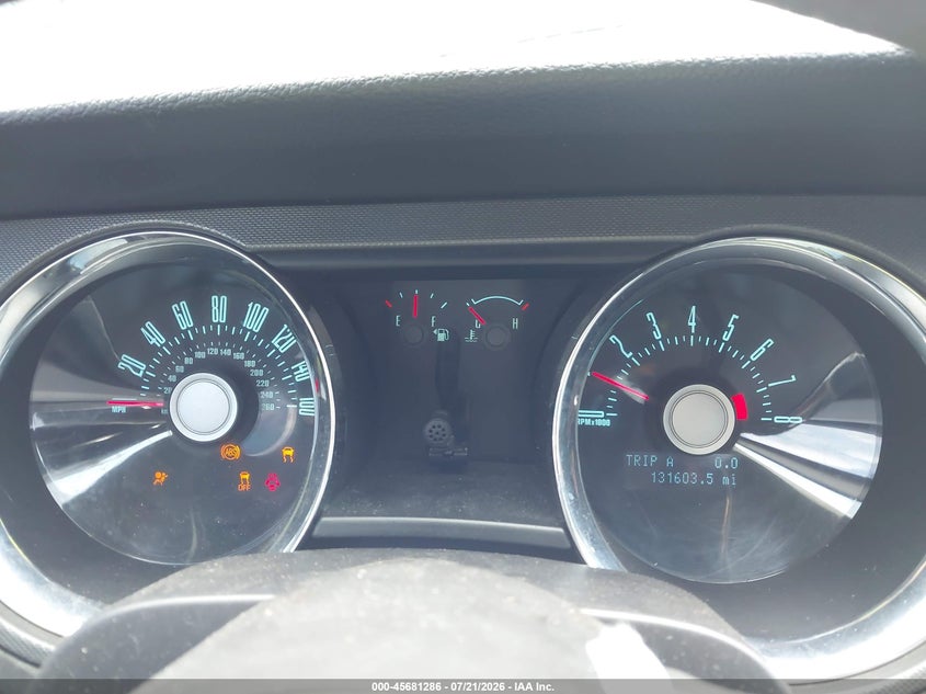 2012 Ford Mustang V6 VIN: 1ZVBP8AM5C5241416 Lot: 45681286