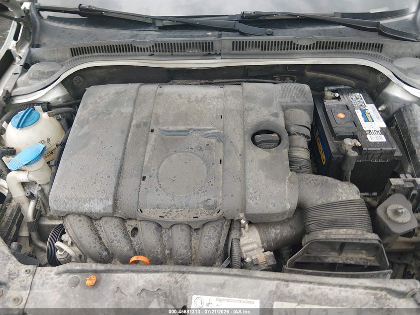 2011 Volkswagen Jetta 2.5L Sel VIN: 3VWGX7AJXBM300491 Lot: 45681313