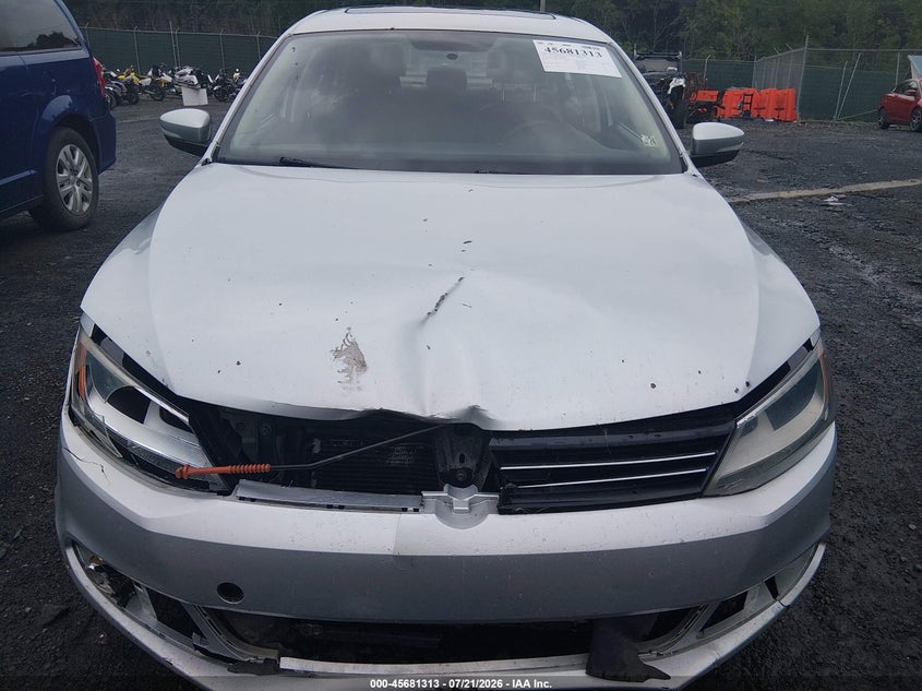 2011 Volkswagen Jetta 2.5L Sel VIN: 3VWGX7AJXBM300491 Lot: 45681313