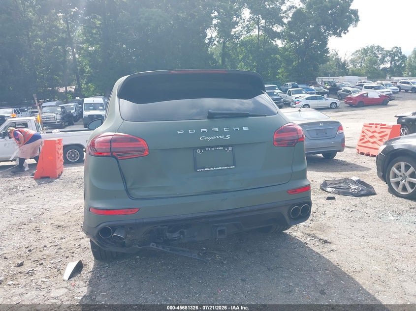 2015 Porsche Cayenne S VIN: WP1AB2A22FLA56408 Lot: 45681326