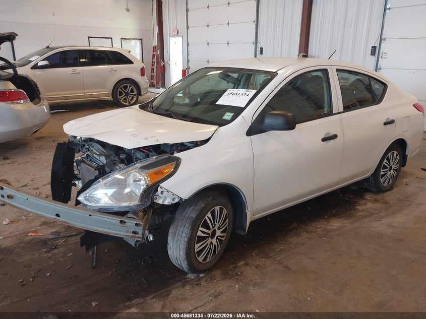 Vin: 3n1cn7apxfl810110, lot: 46179943, nissan versa 1.6 s 20152