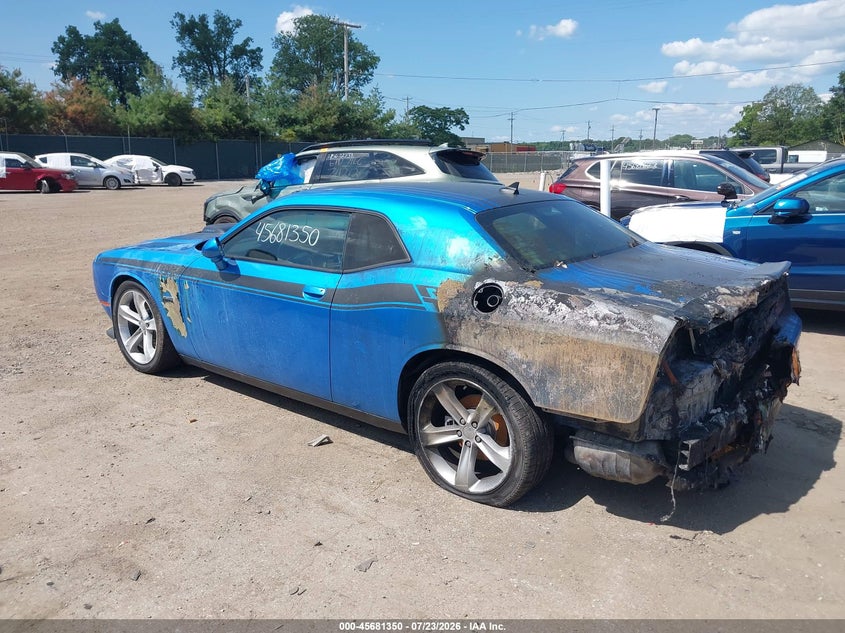 Vin: 2c3cdzbt1gh168334, lot: 46179958, dodge challenger r/t plus shaker 20163