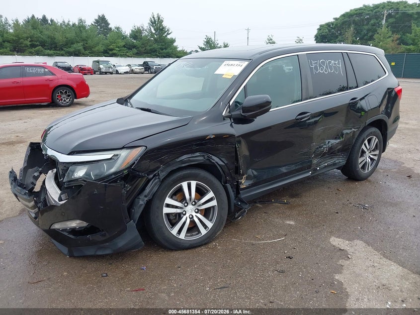 Vin: 5fnyf6h50hb051368, lot: 46179963, honda pilot ex-l 20172