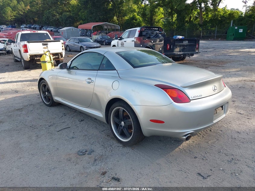 2002 Lexus Sc 430 VIN: JTHFN48Y820004084 Lot: 45681357