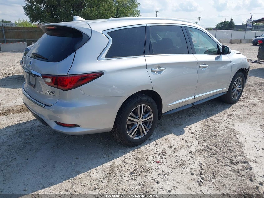Vin: 5n1dl0mm3lc501596, lot: 46179987, infiniti qx60 luxe awd 20204